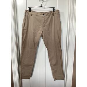 Bird Dogs Boom for Your Boomstick Mens Straight Leg Chino Pants Beige Size 36x30